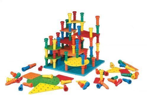 Tall Stacker Pegs Building Set
